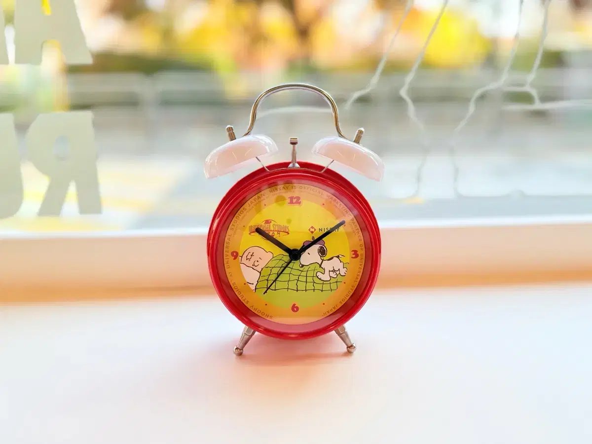 USJ XNissay コラボレーションビンテージスヌーピー目覚まし時計